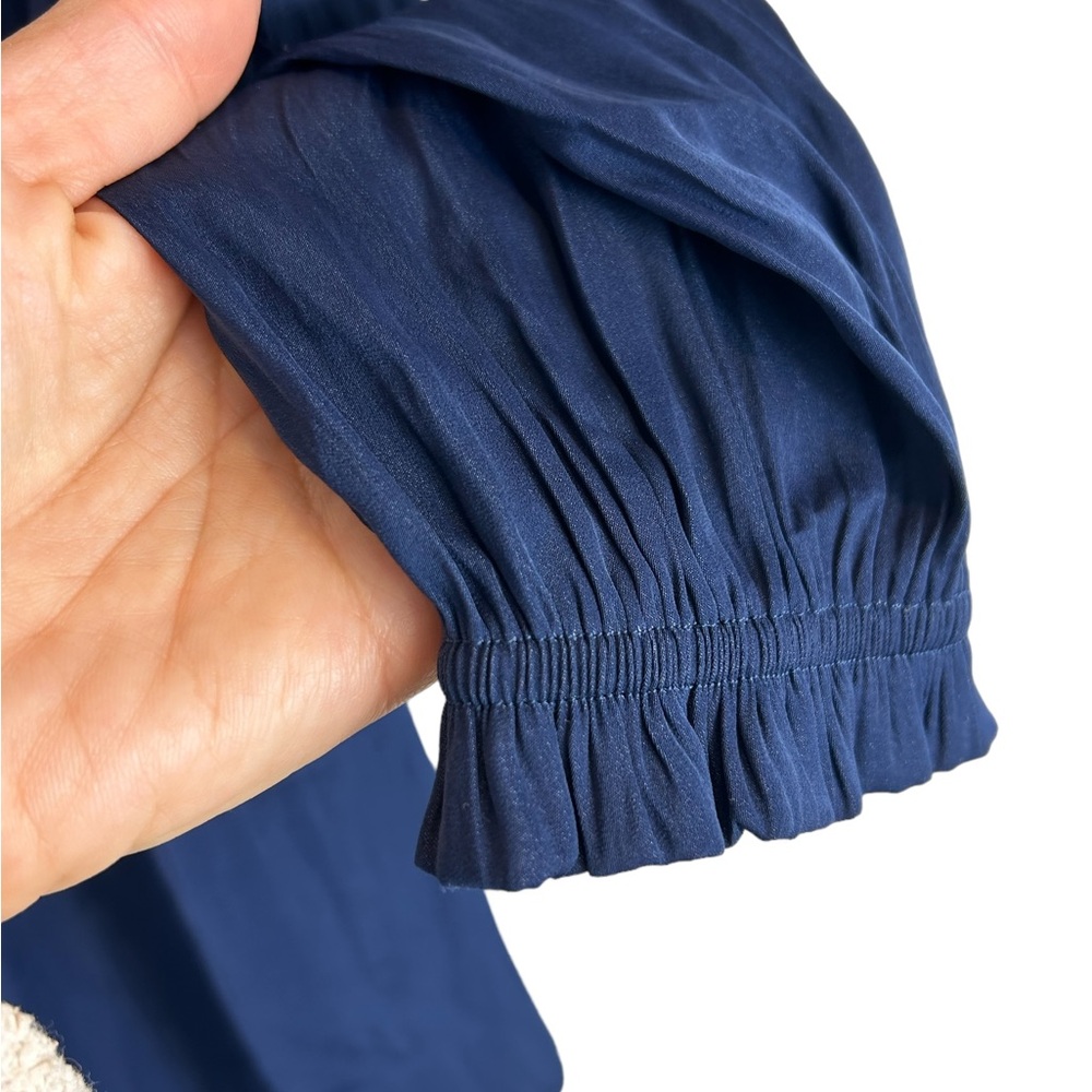 Lilly Pulitzer Dee Strapless Off Shoulder Navy | Color: Blue | Size: M - Picture 5 of 10